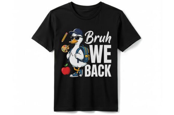 Bruh We Back Funny Duck T-Shirt