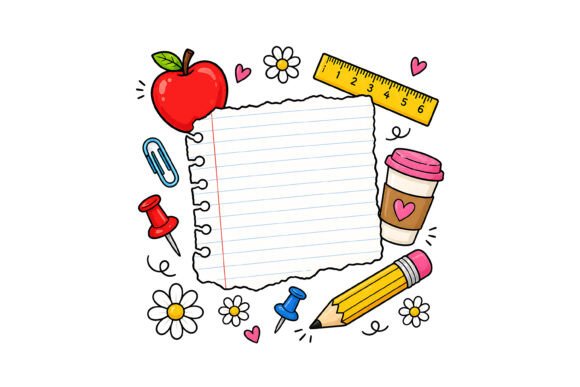 Cute School Doodle Note Frame: A Practical Review for Digital Content Creators