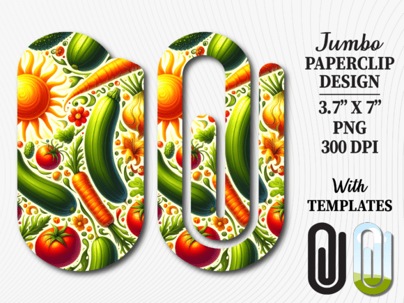 Garden Vegetable Farm Jumbo Paperclip: A Fresh Take on Brand Assets