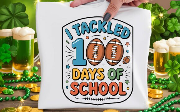 I Tackled 100 Days of School T-shirt PNG: A Creative Asset for Educators and Parents