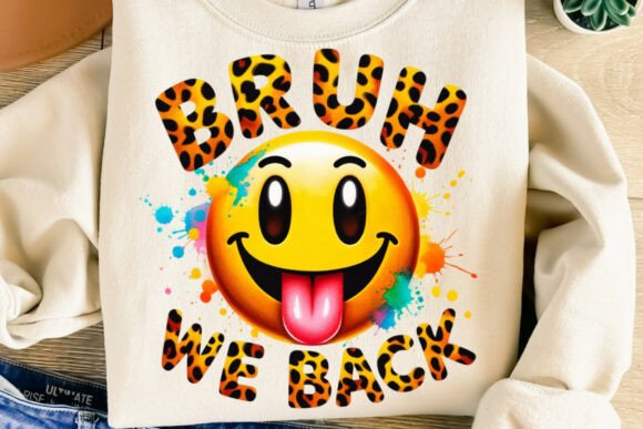 Integrating the Bruh We Back Smiley Face School Png into Creative and Professional Workflows