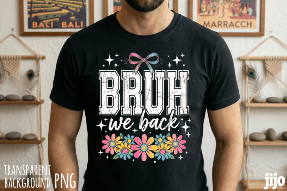 School Bruh We Back PNG