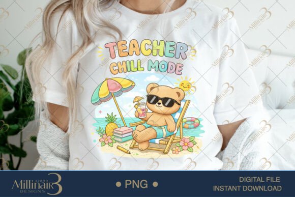Teacher Chill Mode PNG – Funny Teacher